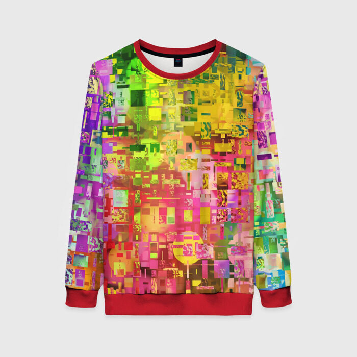 Женский свитшот 3D Системный сбой фото