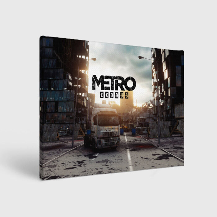 Холст прямоугольный Metro Exodus фото