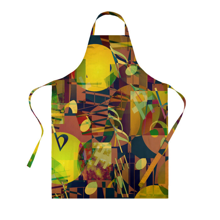 Фартук 3D Музыкальный глитч фото