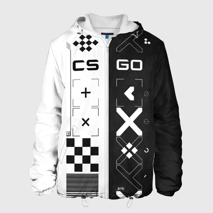 Мужская куртка 3D Printstream | Поток информации фото