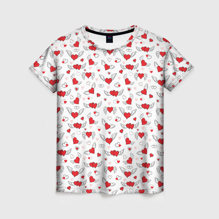 Женская футболка 3D Love фото