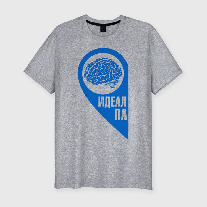 Мужская футболка хлопок Slim Идеал фото