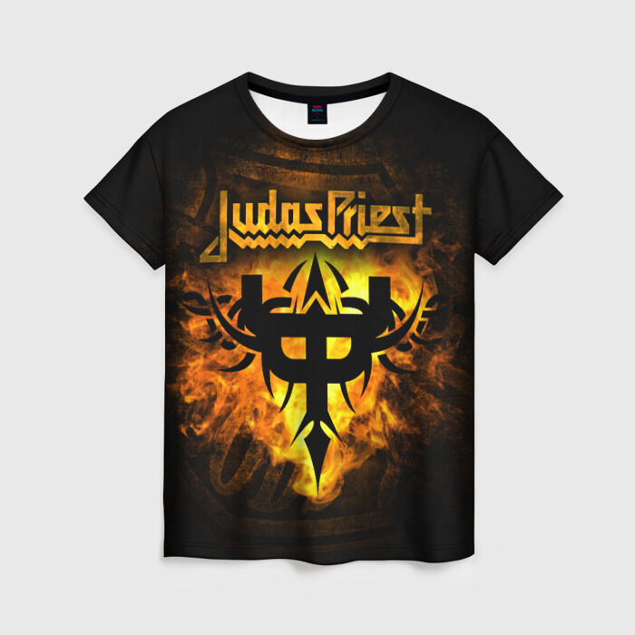 Женская футболка 3D JUDAS PRIEST фото