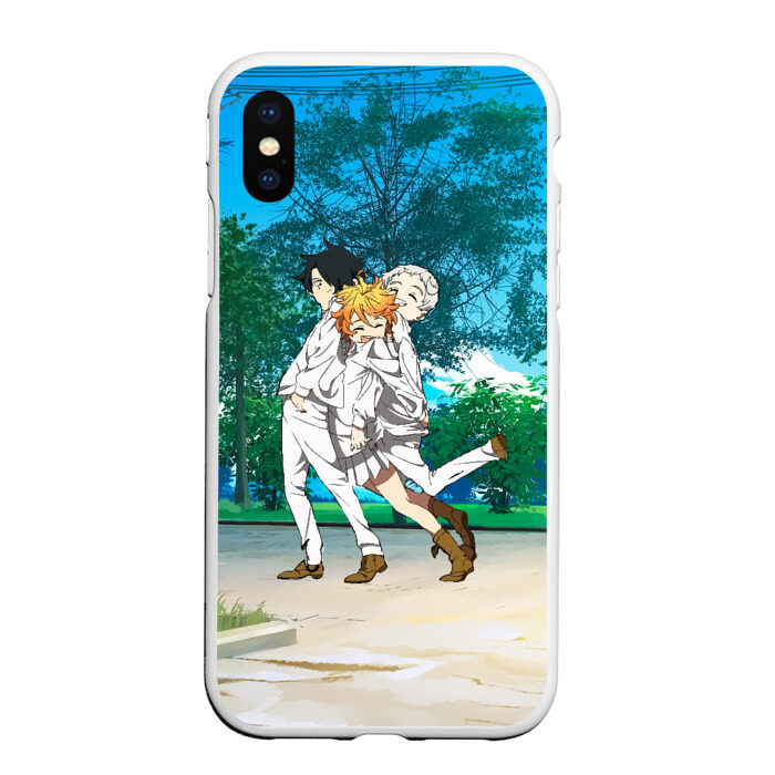 Чехол для iPhone XS Max матовый Обещанный Неверленд фото