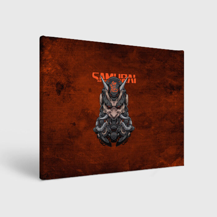 Холст прямоугольный SAMURAI Cyberpunk 2077 фото