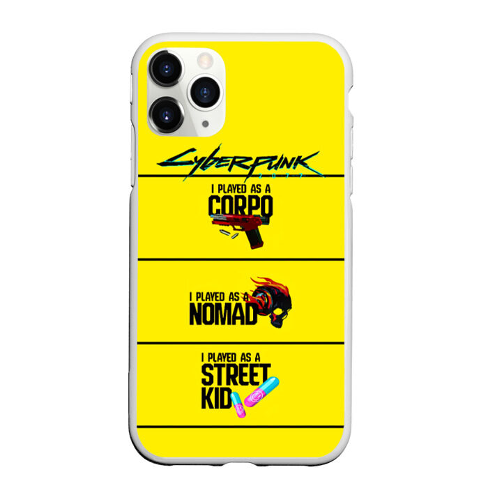 Чехол для iPhone 11 Pro матовый Cyberpunk 2077 Киберпанк 207 фото