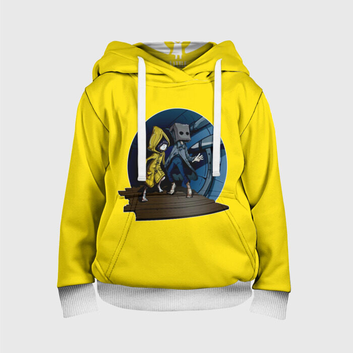 Детская толстовка 3D Little nightmares 2 | Yelow фото