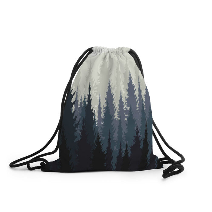 Рюкзак-мешок 3D Лес фото