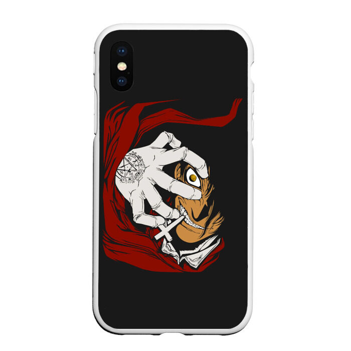 Чехол для iPhone XS Max матовый Hellsing Хеллсинг фото