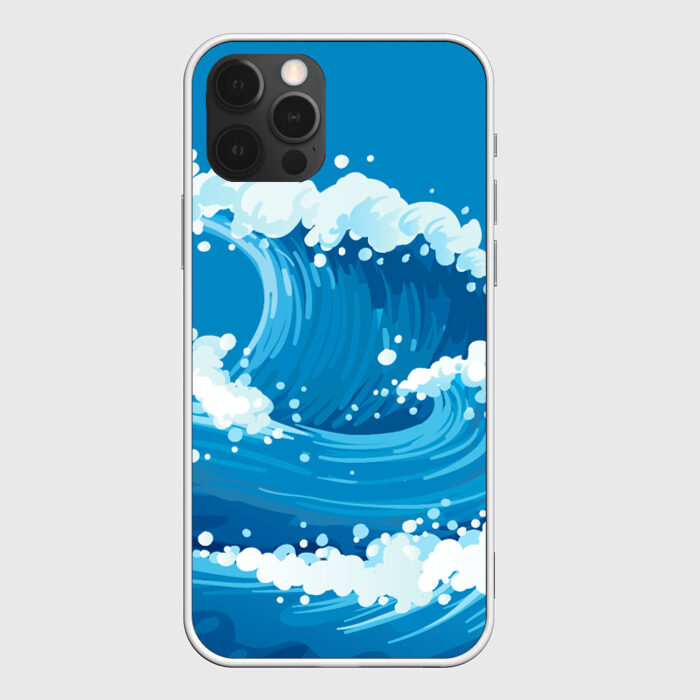 Чехол для iPhone 12 Pro Max Волны фото