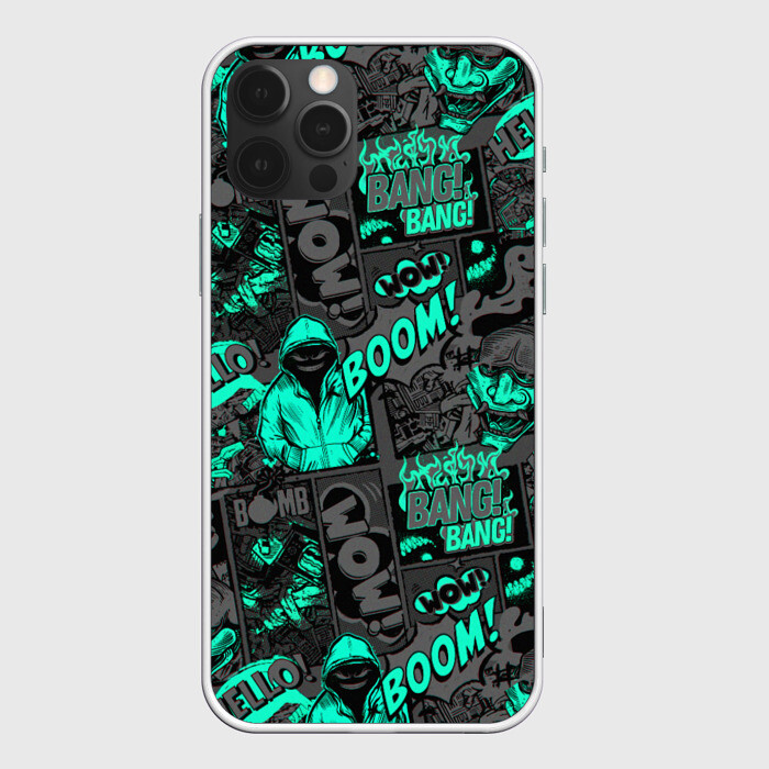 Чехол для iPhone 12 Pro Max Comics Style фото