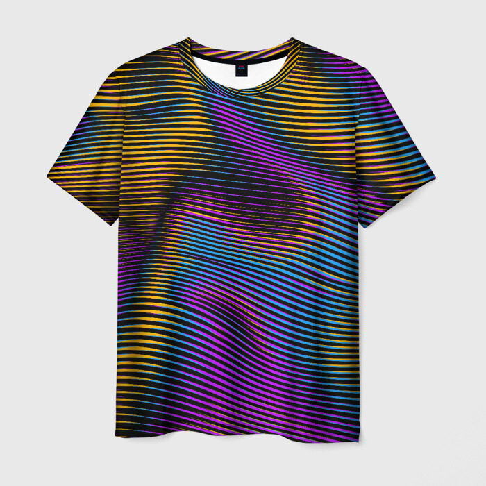 Мужская футболка 3D Современная абстракция фото