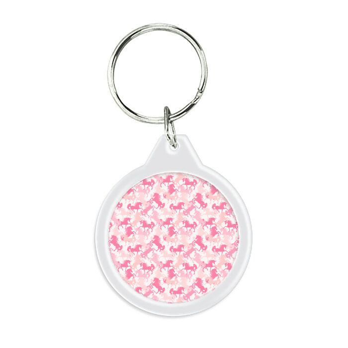 Брелок круглый Единороги фото