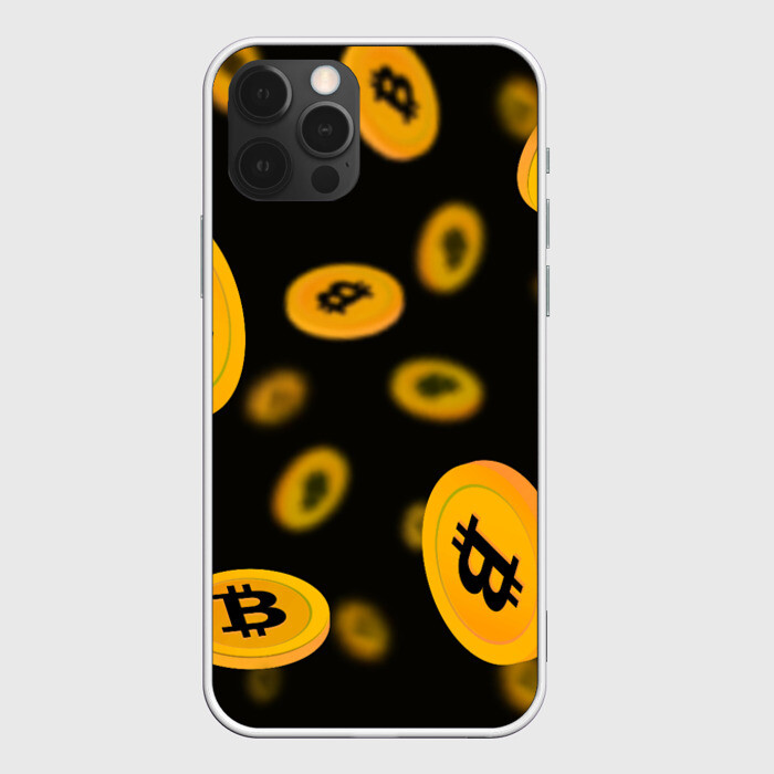 Чехол для iPhone 12 Pro Max БИТКОИН | BITCOIN фото