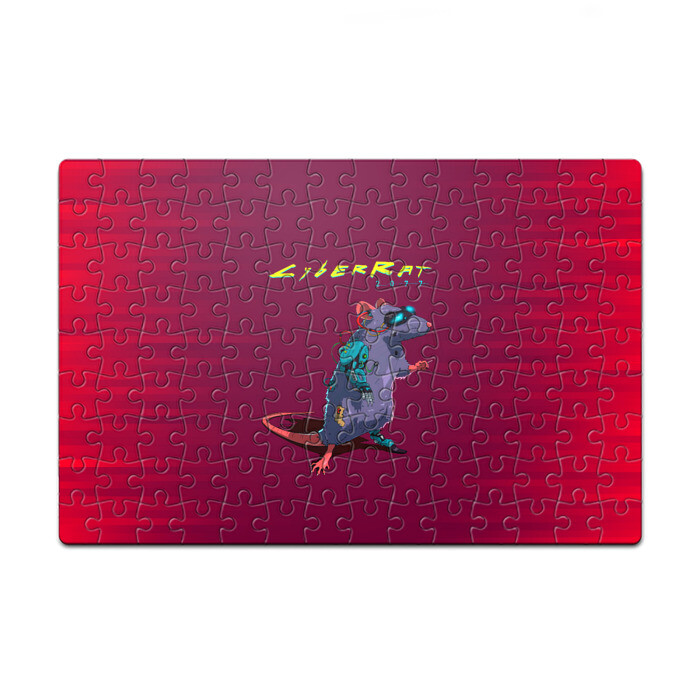 Пазл магнитный 126 элементов CyberRat 2077|КиберКрыс 2077 фото