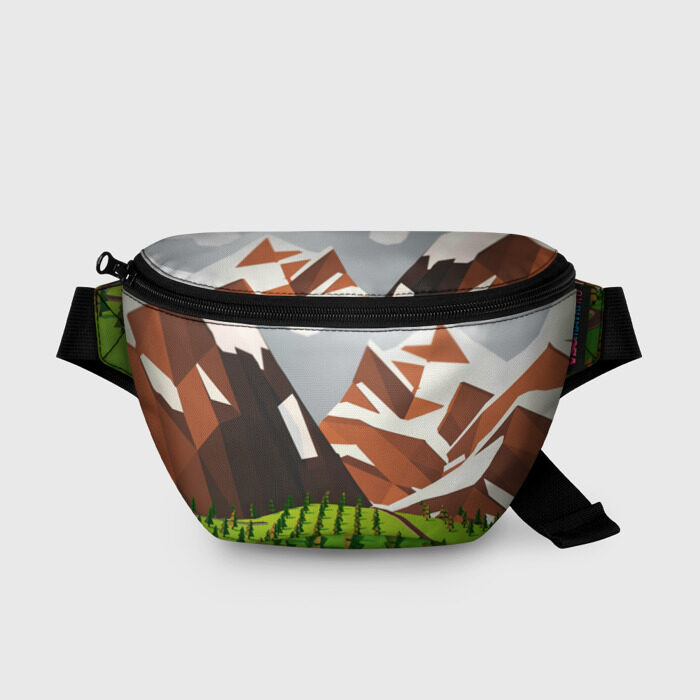 Поясная сумка 3D Горы фото