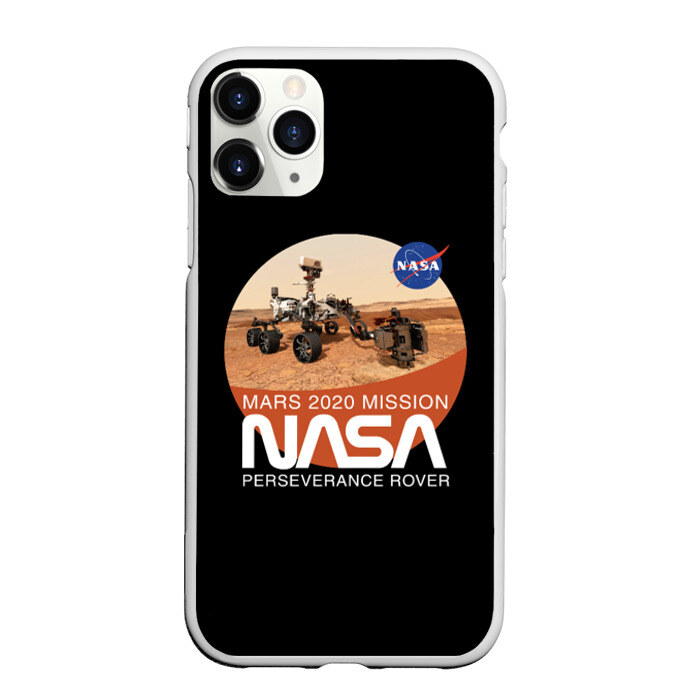 Чехол для iPhone 11 Pro матовый NASA - Perseverance фото