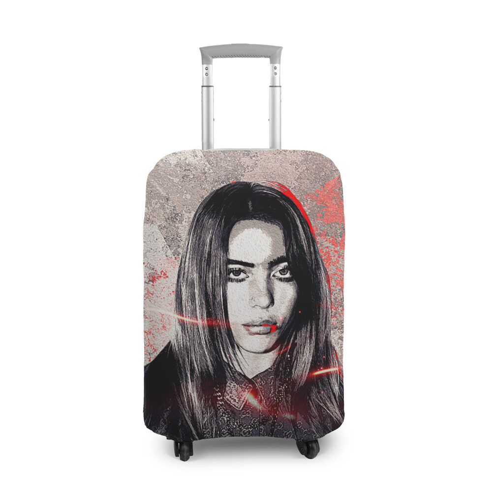 Чехол для чемодана 3D Билли Айлиш фото