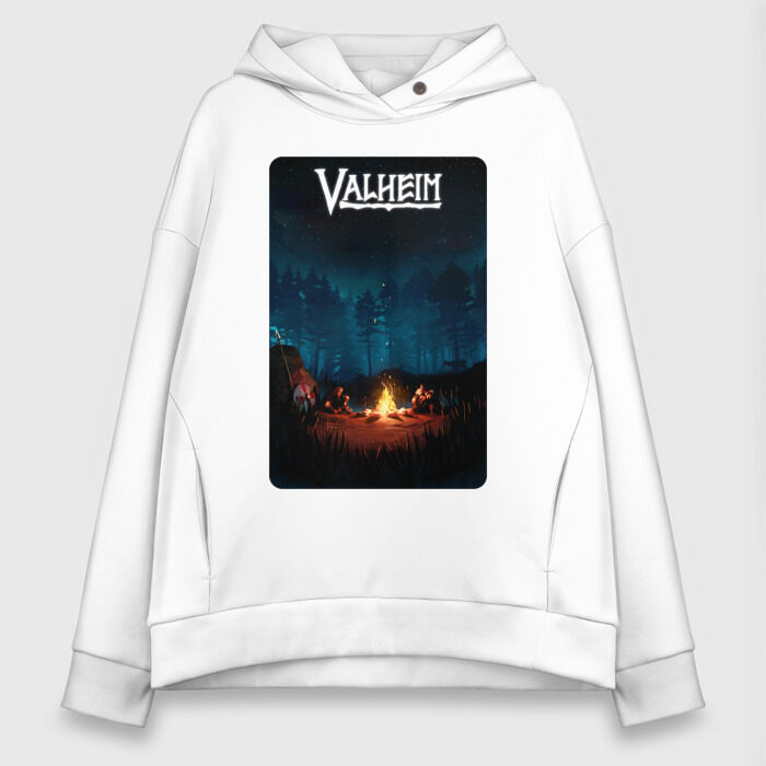Женское худи Oversize хлопок Valheim фото