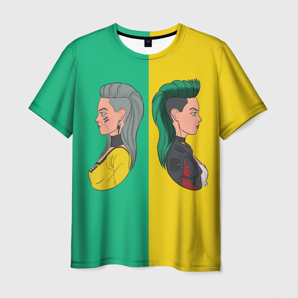 Мужская футболка 3D Бестия фото