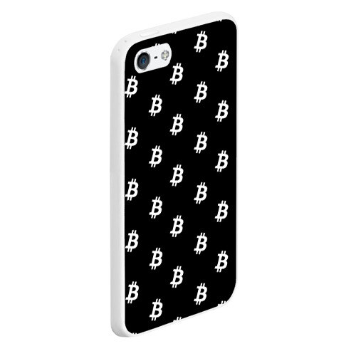 Чехол для iPhone 5/5S матовый BITCOIN CRYPTOCURRENCE (Z) фото