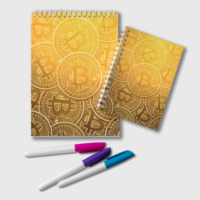 Блокнот БИТКОИН МОНЕТЫ фото
