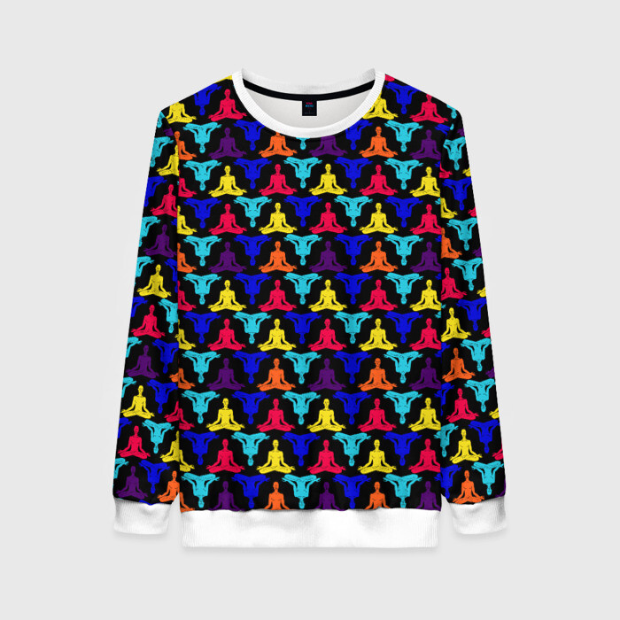Женский свитшот 3D Йога фото
