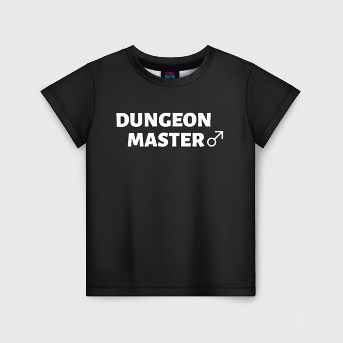 Детская футболка 3D Dungeon Master фото