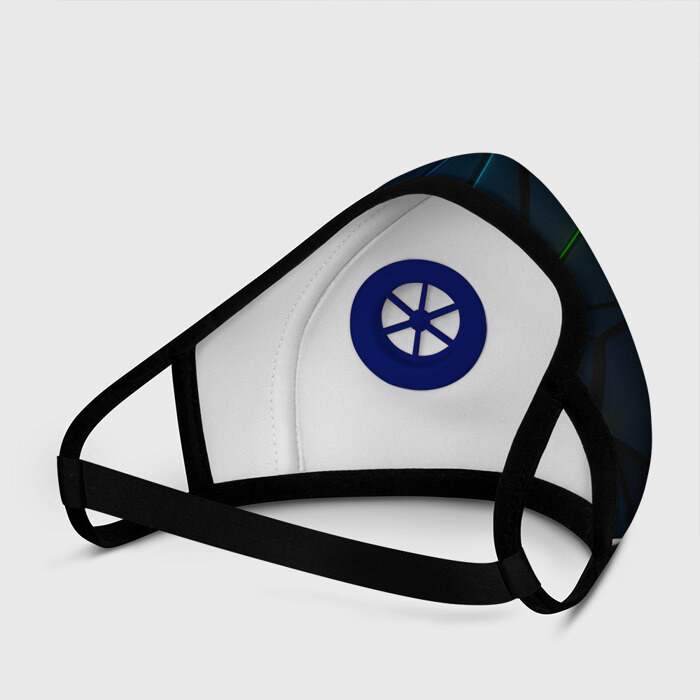 Маска из неопрена НЕОНОВЫЕ ПЛИТЫ | 3D ПЛИТЫ фото