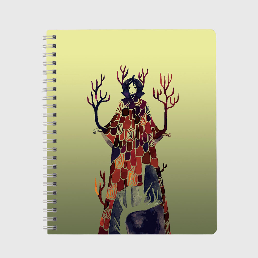 Тетрадь лесной волшебник акварель фото