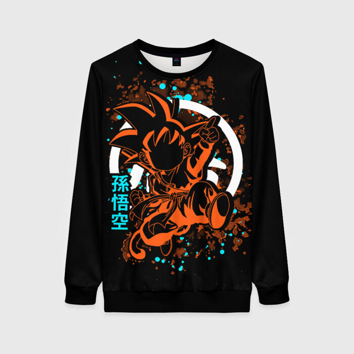 Женский свитшот 3D Dragon Ball фото