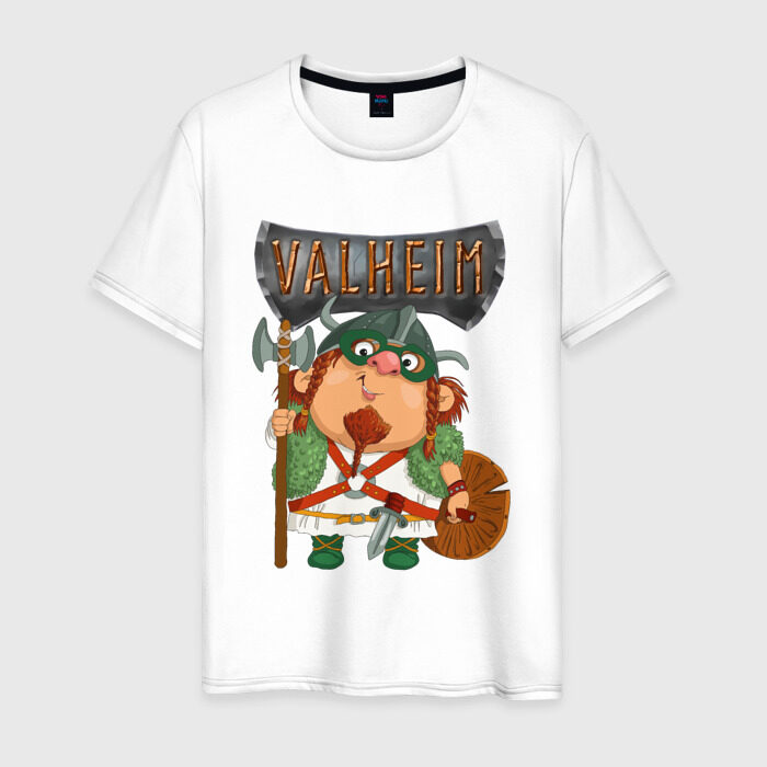 Мужская футболка хлопок Valheim фото