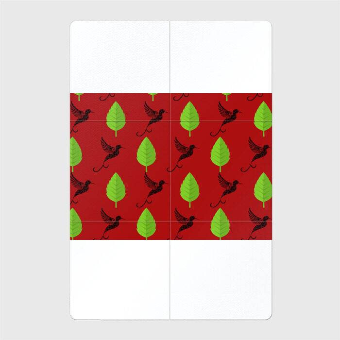 Магнитный плакат 2Х3 Птица и листочек фото