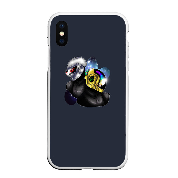 Чехол для iPhone XS Max матовый Prime Time Daft Punk фото
