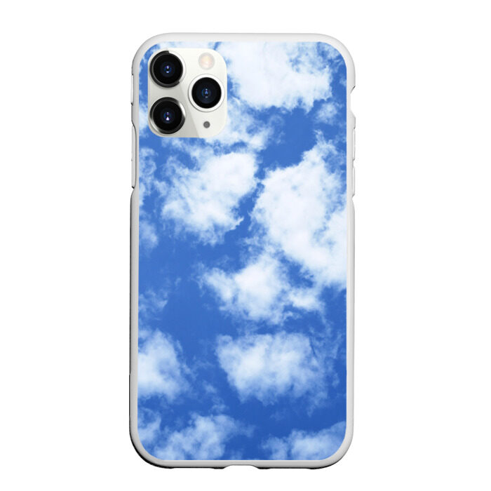Чехол для iPhone 11 Pro матовый ОБЛАКА фото