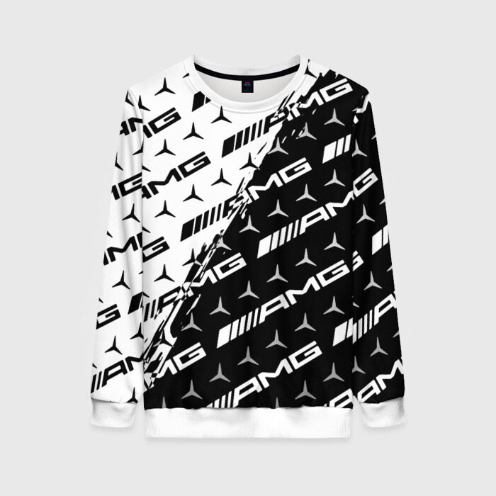 Женский свитшот 3D MERCEDES BENZ AMG фото