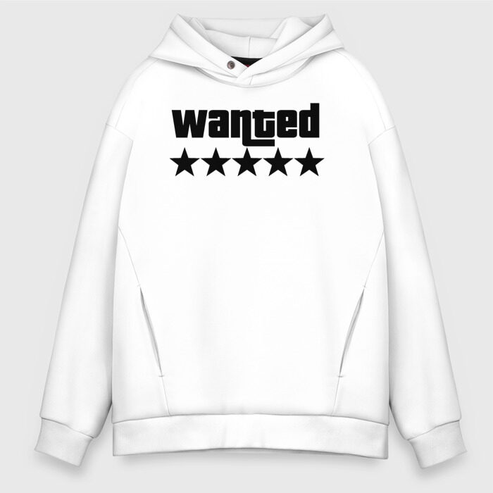 Мужское худи Oversize хлопок WANTED GTA фото