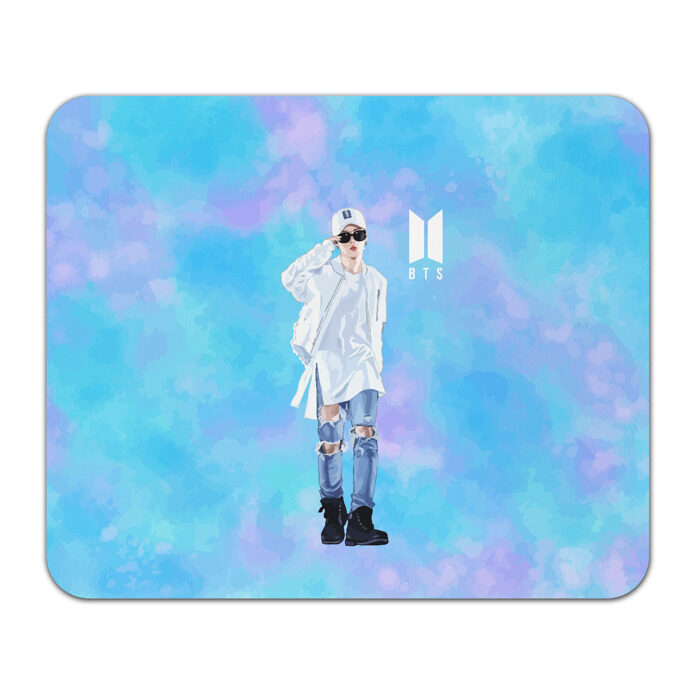 Коврик для мышки прямоугольный BTS фото