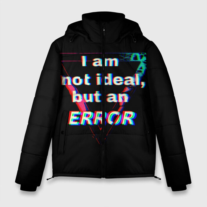 Мужская зимняя куртка 3D Error фото