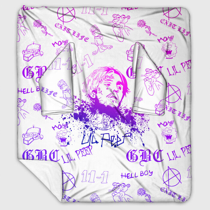 Плед с рукавами LIL PEEP фото