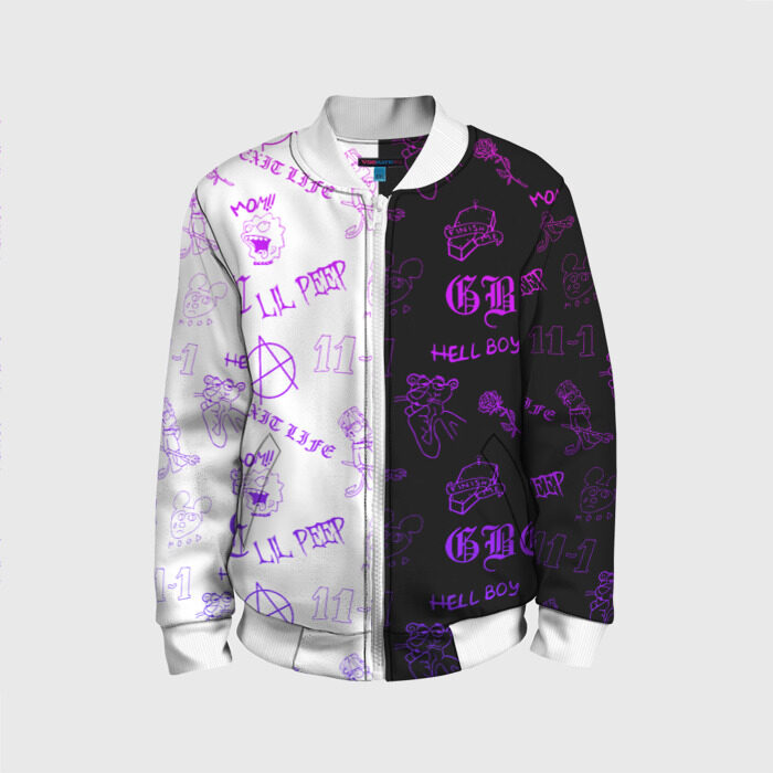Детский бомбер 3D LIL PEEP фото