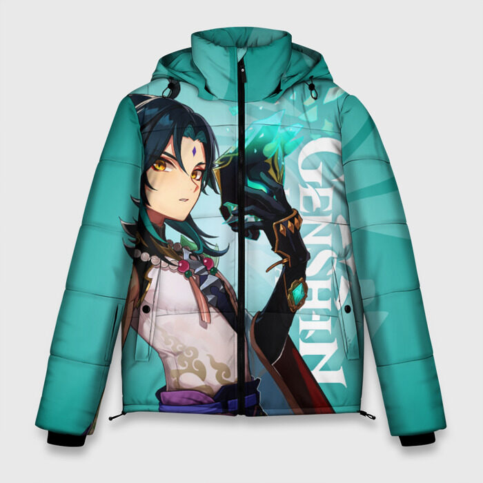 Мужская зимняя куртка 3D GENSHIN IMPACT, СЯО фото