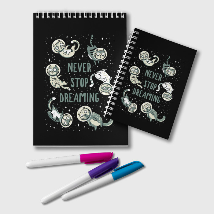 Блокнот Коты в Космосе (Мечтай) фото