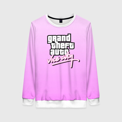 Женский свитшот 3D Grand Theft Auto vice city фото