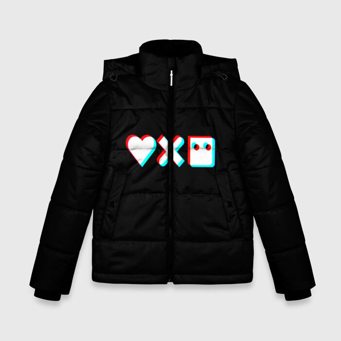 Зимняя куртка для мальчиков 3D Любовь, смерть и роботы фото