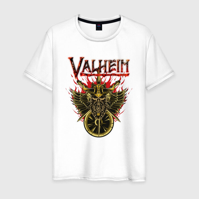 Мужская футболка хлопок Valheim фото