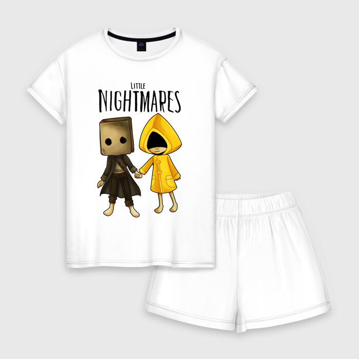 Женская пижама с шортиками хлопок LITTLE NIGHTMARES фото