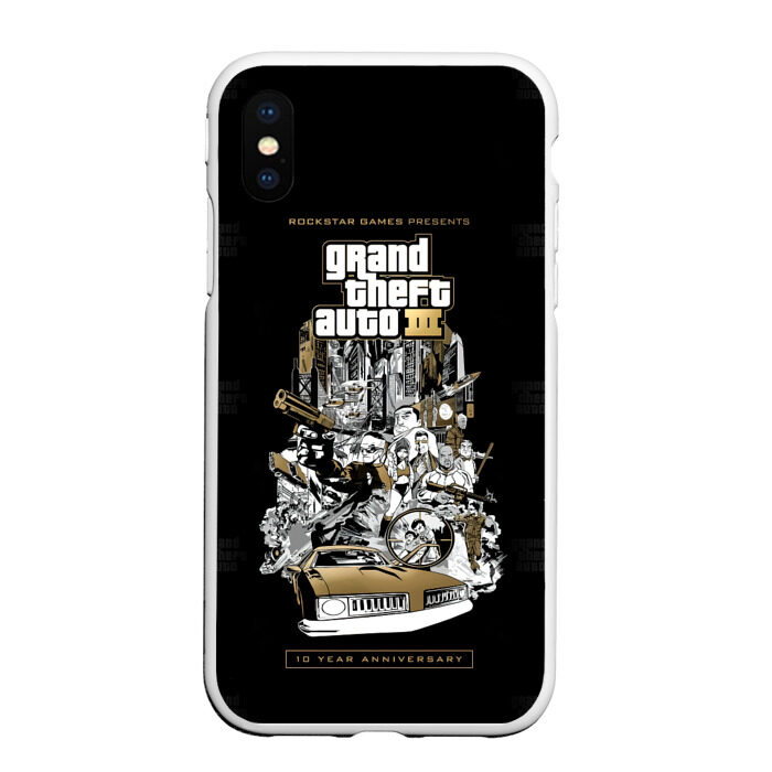 Чехол для iPhone XS Max матовый Grand Theft Auto III фото