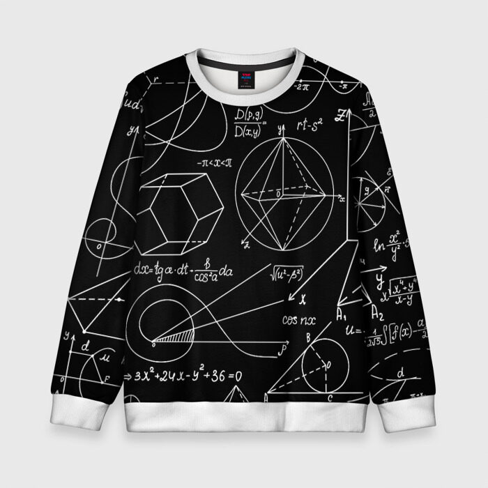 Детский свитшот 3D Геометрия фото