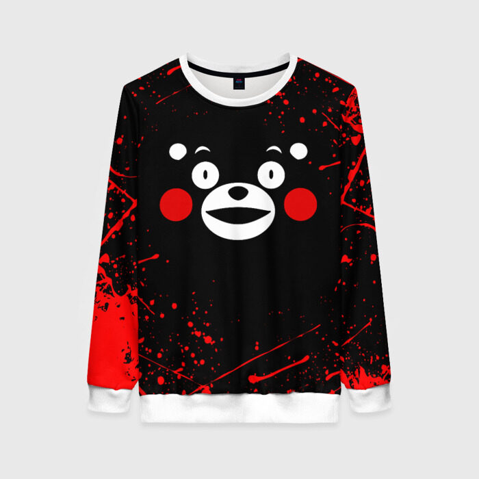 Женский свитшот 3D KUMAMON | КУМАМОН фото